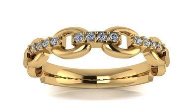 1396017 Ring Stangenbrot druckbar Mode Platin Silber Diamant Weiß Gold Luxus Juwel engagem Schmuck Hochzeit Engagement Schönheit 3d print model - Mito3D