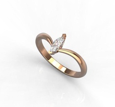 141023 r cl marquesa joyería joya clásico canalla imprimible prototipos ligero oro diamante neoclásico moda lujoso platino compromiso matrimonio anillo lujo anillos 3d print model - Mito3D