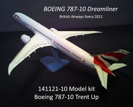 141121 10 Boeing 787 trent avion dreamliner 8 9 Airbus loisir DIY 3d print model - Mito3D