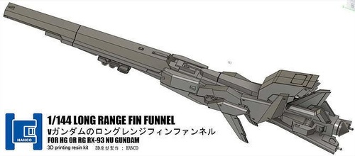 144 rx 93 nu gundam longue gamme ailette entonnoir fukuoka version hg rg jeux jouets 3d print model - Mito3D