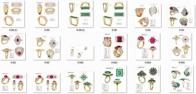 145 Frauen Ring 3dm stl Detail 3d drucken Modell Engagement Hochzeit druckbar Ringe Schmuck Diamant Gold Bulk Sammlung Edelsteinring Prinzessin Cocktail 3d print model - Mito3D