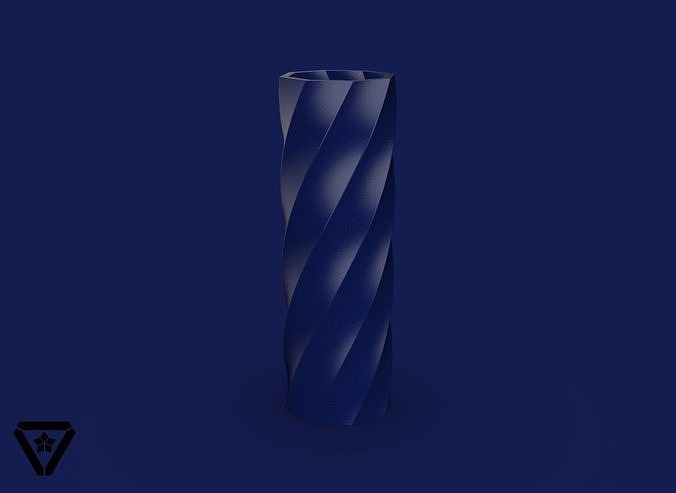 14 Achteck Twist geometrisch Vase v1 Safran Geometrie 3d 3dprint Kaktus Blume Pflanze Pflanzer Haus Dekor 3D print model - Mito3D