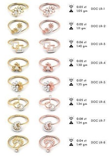 150 light weight rings 3dm bulk collection ring gold silver jewelry luxury platinum precious wedding printable diamond new latest women engagement ladies 3d print model - Mito3D