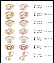 150 light wt women ring 3dm stl render 3d print model womenring engagement wedding lightwt jewellery jewelry diamondring rings diamond weight thin ultra 2gms 3d print model - Mito3D