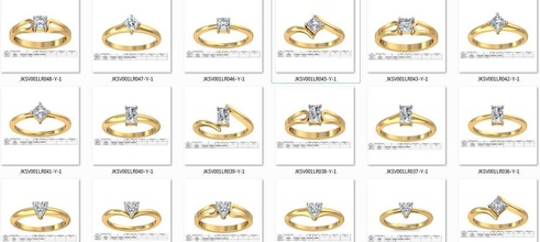 150 women ring 3dm render details bulk collections wedding engagement jewel jewellery printable diamond silver gold jewelry sterling white brilliant brillant gem rings cocktailring solitaire 3d print model - Mito3D