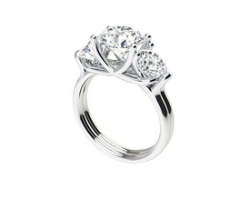 15183 ring platinum jewelry diamond precious trend fashion style 3dmodel print engagement rings 3d print model - Mito3D
