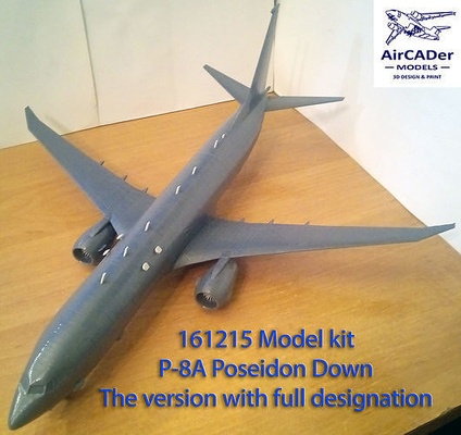 161215 modelo kit boeing p 8a poseidon aeronave avião militares jato passatempo faça jogos brinquedos 3d print model - Mito3D