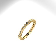 16 anneaux pièces bijoux pendentifs or bague diamant argent imprimable bijou engagement gemme mode beauté collectif lumière lightring 3d print model - Mito3D