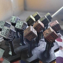 16mm battletech dice - resin supported files mechwarrior tabletop modifiers games toys 3d print model - Mito3D