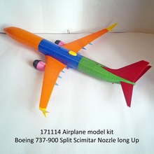 171114 boeing 737-900 split scimitar up airplane aircraft 737 600 700 800 900 airbus hobby diy 3d print model - Mito3D