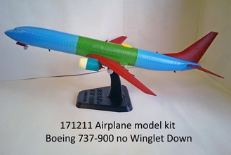 171211 Boeing 737 900 winglet avion 600 700 800 Airbus loisir DIY 3d print model - Mito3D