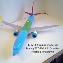 171214 boeing 737-900 split scimitar airplane aircraft 737 600 700 800 900 airbus hobby diy 3d print model - Mito3D