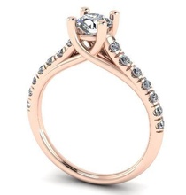 176 female ring earrings kolco sergi dlya pechati 3dmodel printable sterling fashion jewelry rings 3d print model - Mito3D