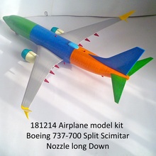 181214 boeing 737 700 bölünmüş pala uçak 600 800 900 hava otobüsü hobi kendin yap 3d print model - Mito3D