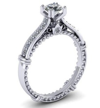 191 female ring earrings kolco sergi dlya pechati 3dmodel printable sterling fashion jewelry rings 3d print model - Mito3D