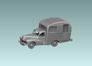 1970 morris minor caravan billy snail toy car 1970s fisher holivan games toys 3d print model - Mito3D