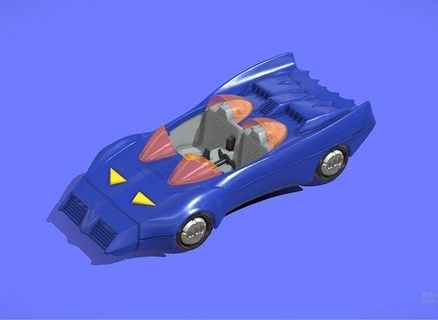 1980s Kenner batmobile jouet voiture 3d analyse batman réplique échelle véhicule ancien miniatures collectionner merle joker dc 1984 Jeux jouets 3d print model - Mito3D