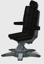 1989 batman batcave chair armchair michael keaton hottoys furniture movie hobby diy 3d print model - Mito3D