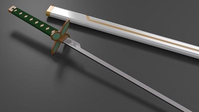 1 to scale kochou shinobu sword scabbard anime demon slayer manga hobby diy 3d print model - Mito3D