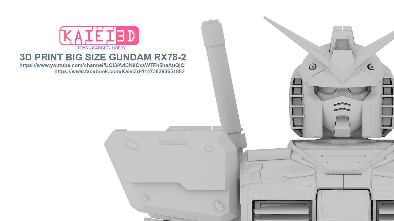 1 20 escala gundam rx78 2 3d impresión mecha anime robot juegos juguetes 3D print model - Mito3D