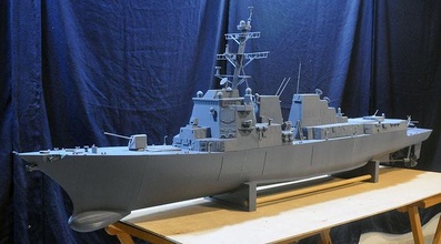 1 96 arleigh burke ddg rc modell schiff marine kriegsschiff usn zerstörer rakete fahrzeug militär diy arleighburke hobby sci fi 3dprint pandemie bensworx 3d print model - Mito3D