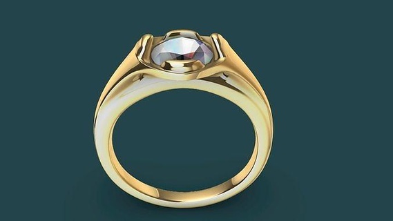 1 carat dimaond ring stl verified jewellery jewelry printable diamond ring fashion ring prototyping 3d cad stylish design trendy ring charm jewelry stylish ring signet ring designer ring statement ring lightweight ring text ring charm jewellery engagement ring wedding ring rings  3d print model - Mito3D