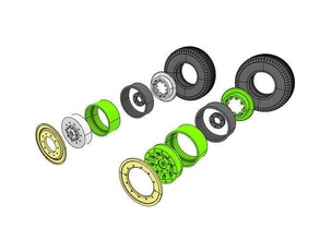 1 point 9 pouce roue conception rc échelle modèle jante pneu scalemodel économies loisir DIY automobile 3d print model - Mito3D
