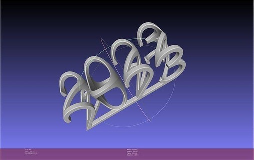 2022 2023 giro geometria truque 3d impressão números jogos brinquedos 3d print model - Mito3D