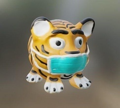 2022 tiger year tigeryear wildlife x mas toy figurine cute 3dprint gift house decor 3d print model - Mito3D