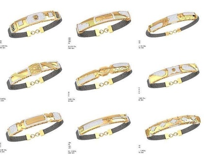 20 signori braccialetti 3dm dettaglio 3 Visualizza 1 rosa oro immagini braccialetto platino argento diamante stampabile splendente gioielleria prezioso gemma lusso sterlina moda pendente Fidanzamento maschio 3d print model - Mito3D