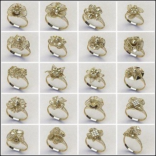 20 ligero peso turco anillos oro plata platino latón imprimible prototipos joya anillo joyería brillante llano flor 3ddesign escotilla libra esterlina elegante dedo 3d print model - Mito3D