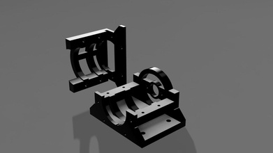 20w moteur monter support mouton dc diy loisir amusement facile to imprimable 12v mécanique pièces 3d print model - Mito3D