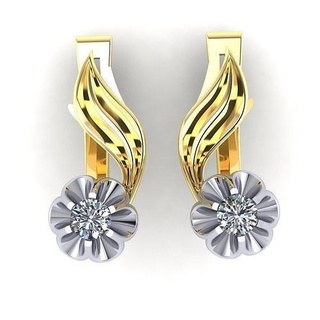 215 beautiful earrings ring earrings kolco sergi dlya pechati 3dmodel printable sterling fashion jewelry  3d print model - Mito3D