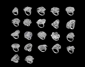 22 stl file mesh design turkey print model 3d jewel jewellery arabic dubai ring gold silver jewelry rings 3d print model - Mito3D