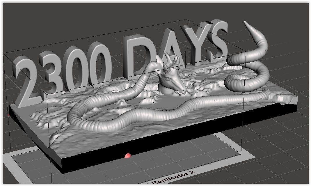 2300 année de la prophétie daniel bible corne endtime art sculptures 3D print model - Mito3D