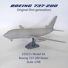 233211 boeing 737 200 100 avião aeronave escala modelo airbus jt8d jogos brinquedos 3d print model - Mito3D