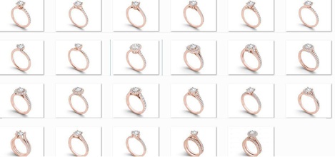 23 solitario squillare massa 3dm stl render 3d stampa modello gioielleria platino fidanzamento nuziale anello stampabile prezioso anelli diamante oro nozze moda 3d print model - Mito3D