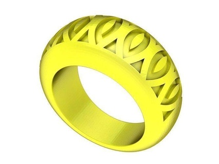 24k arte uomini squillare 4904 gioielleria moda Accessori oro uomo design feng shui anelli 3d print model - Mito3D