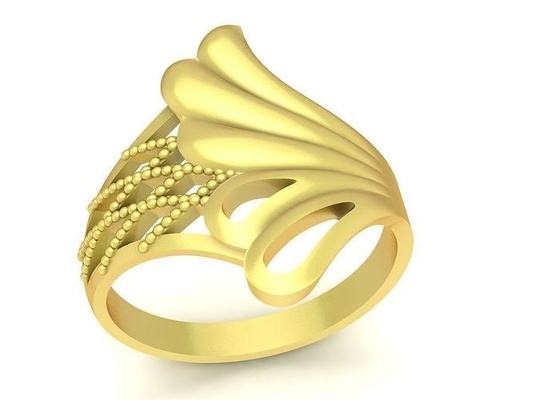 24k oro squillare dubai donne 3485 gioielleria moda accessori donna design anelli 3d print model - Mito3D