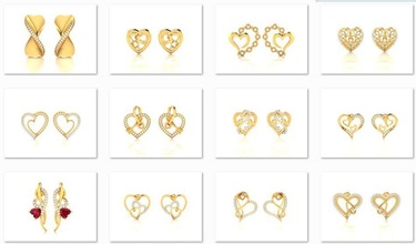25 aşk valentine 3dm işlemek ayrıntıları küpe damla studs mücevher jwelery diamondearrings altın nişan düğün takı radyant parlak hoop sarılmanın hoophuggie atık toplama elmas yüzük 3d print model - Mito3D