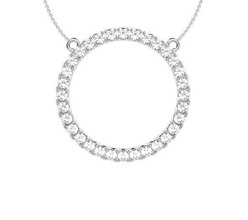 25mm round circle pendant jewelry jewellery circlependant diamonds design 3ddesign 3d 3dp 3dprinting printing elegant classic accessory printable necklace pendants 3d print model - Mito3D