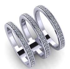 272 mujeres anillo piedras bvlgari pendientes Kolco sergi dlya pechati 3dmodel imprimible libra esterlina Moda plata enganchar platino joyería compromiso joya anillos Boda 3d print model - Mito3D