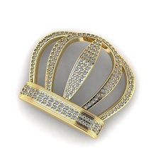 282 crown ring earrings kolco sergi dlya pechati 3dmodel printable sterling fashion silver engagem platinum jewellery engagement jewel jewelry rings missfox dekoracia pendants 3d print model - Mito3D