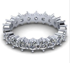 288 female ring earrings kolco sergi dlya pechati 3dmodel printable sterling fashion jewelry rings 3d print model - Mito3D