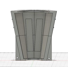 28 cm alto cemento pentola muffa esagonale design 28cm casa all'aperto 3d print model - Mito3D