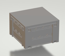 2 scatola cyberpunk 2077 3d Stampa cassa contenitore spedizione Conservazione diorama Giochi giocattoli 3d print model - Mito3D