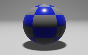 2 colore palla modello colori single 3d realisticamente animazione sferica brillante luminosa simbolo illustrazione forma Giochi giocattoli 3d print model - Mito3D