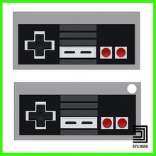 2 files - nes nintendo controller keychain model controle video game character videogame console zelda mario xbox ps5 playstation super handheld games toys 3d print model - Mito3D