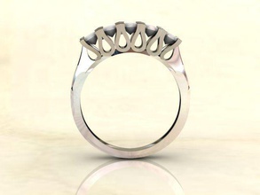 2 ring new solitaire jewelry diamond jewel engagement wedding pendants 3d print model - Mito3D