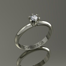 2 anillos la joyería los anillo el diamante de moda 3d print model - Mito3D